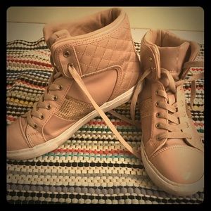 G by Guess Sneakers- Blush Pink Leather